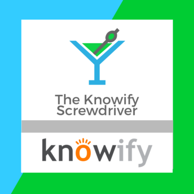 The Knowify Screwdriver