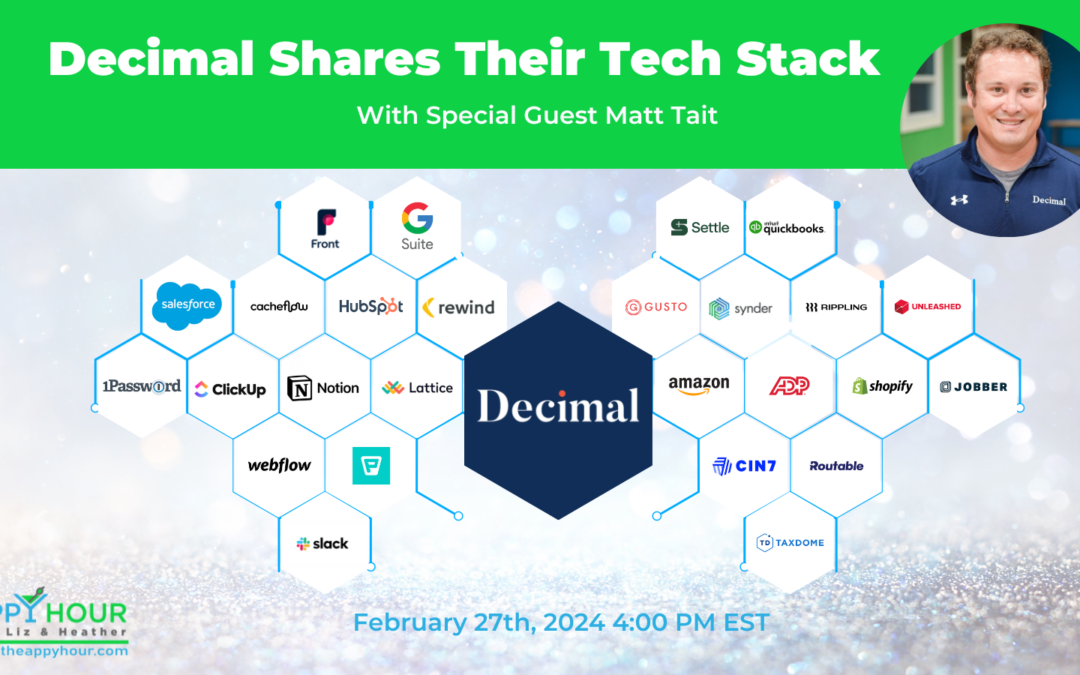 Decimal Shares Their Tech Stack